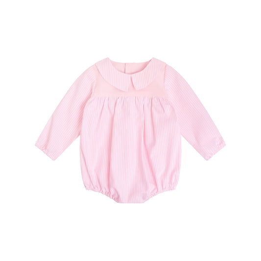 Pink Stripes Baby Girl Rompers